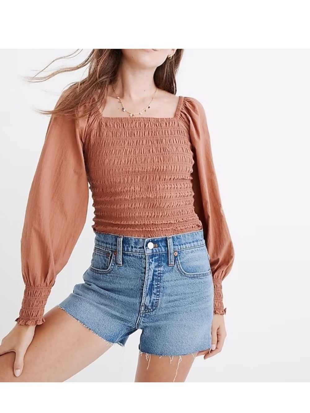 Madewell the perfect jean shorts high rise
